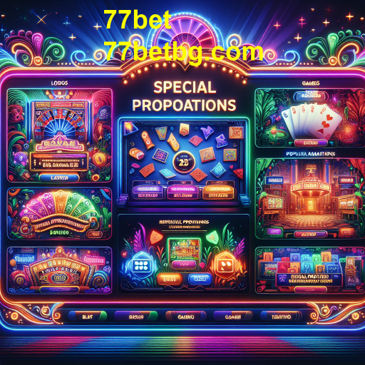 Descubra as Promoções Especiais da 77bet: Aumente suas Chances de Ganhar!